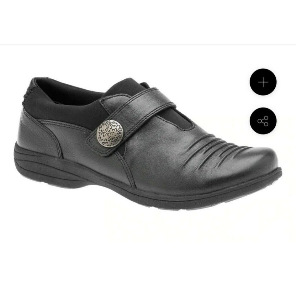 Abeo  3545 Slip On Comfort Shoes Black  Women's Size US6.5